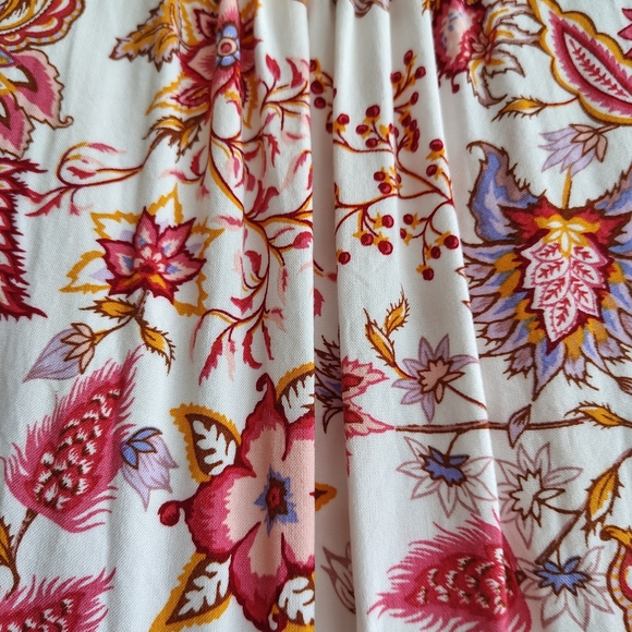 Cynthia Rowley Multicolor Floral Blouse size 1x - Picture 5 of 6